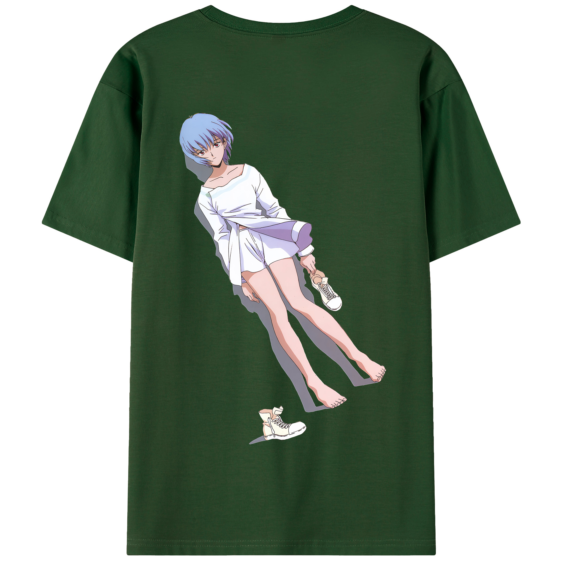 （画像用） EVA 新世紀エヴァンゲリオン 綿100％半袖Tシャツ（背面プリント）